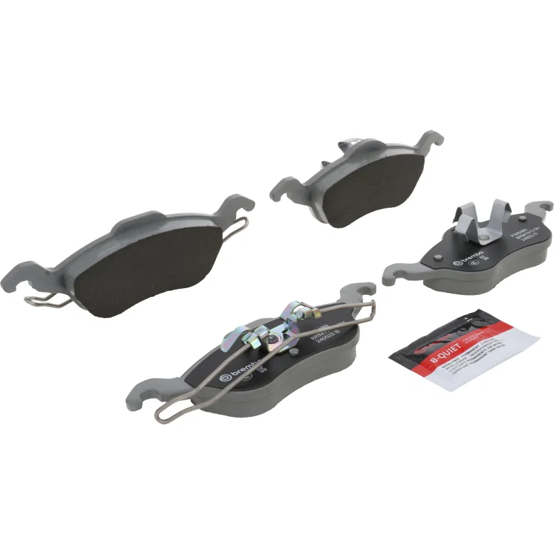 Brembo OE P24046N, 00-04 Ford Focus Front Premium NAO Ceramic OE Equivalent Pad