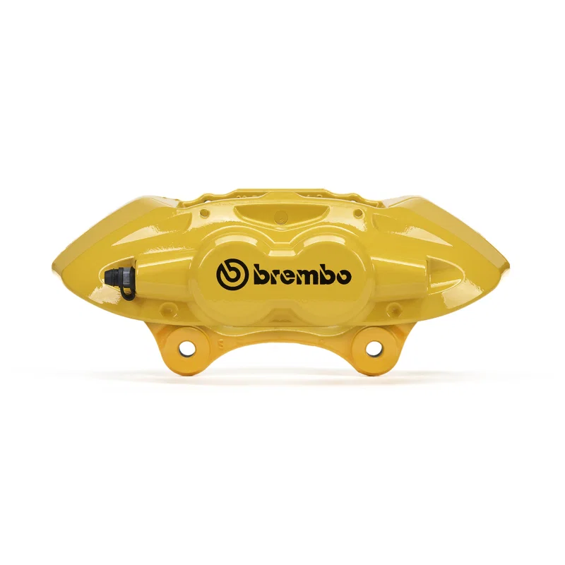 Brembo OE FALH32, 16-21 BMW M2/17-18 M3/17-20 M4/14-16 M235i Hydraulic Front X-Style Brake Calipers - Yellow