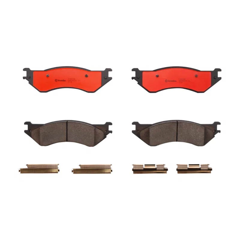 Brembo OE P18016N, 01-02 Dodge Ram 2500/01-02 Ram 3500 Rear Premium NAO Ceramic OE Equivalent Pad