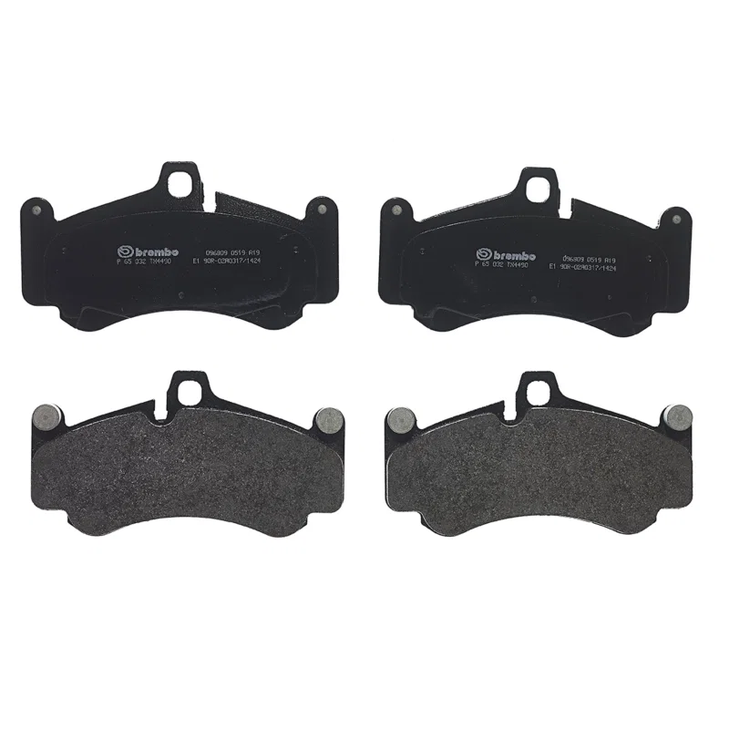 Brembo OE P65032, 01-13 Porsche 911/05-12 Boxster/04-05 Carrera GT Front Premium Low-Met OE Equivalent Pad
