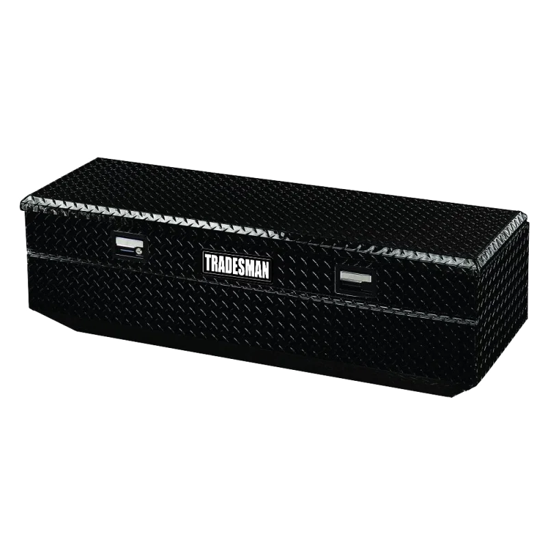 Tradesman 79436WB, Aluminum Flush Mount Truck Tool Box Full/Wide (36in.) - Black