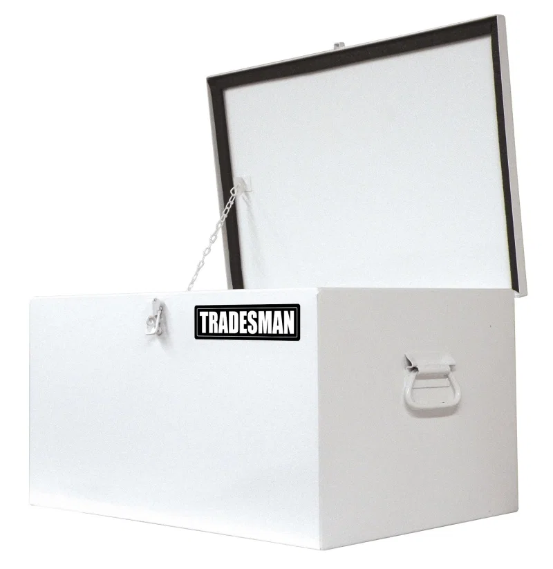 Tradesman 88024T, Steel Job Site Box/Chest (Light Duty/Small) (24in.) - White