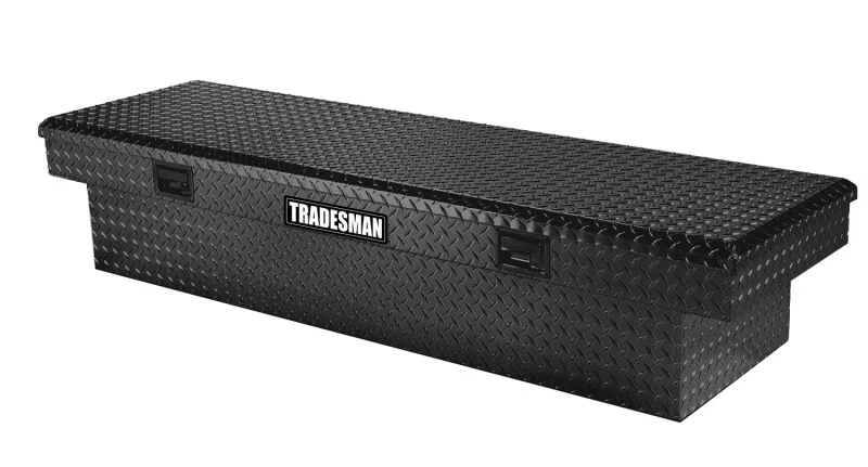 Tradesman 7111000, Aluminum Economy Cross Bed Truck Tool Box (70in./Front Opening) - Black