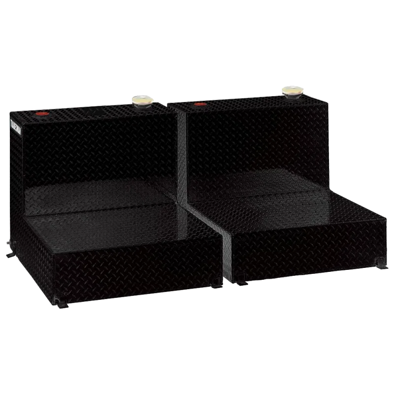 Tradesman 73296, Aluminum Twin L-Shape Liquid Storage Tank (96 Gallon Capacity) - Black