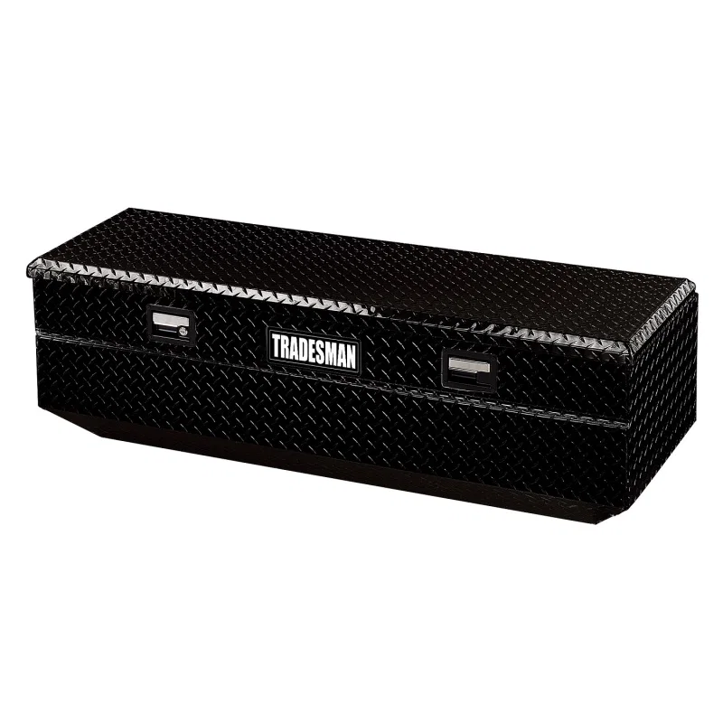 Tradesman 79447, Aluminum Flush Mount Truck Tool Box (48in.) - Black