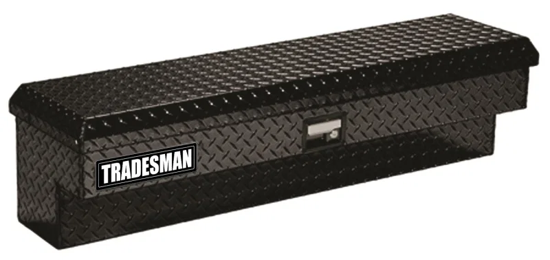 Tradesman 79772, Aluminum Side Bin Truck Tool Box (70in.) - Black
