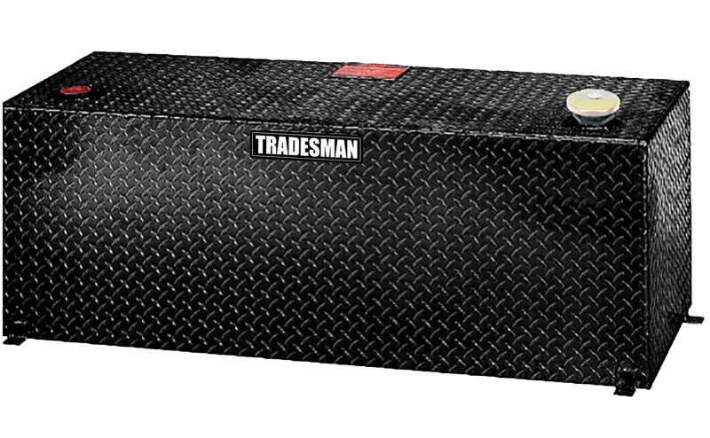 Tradesman 73199, Aluminum Rectangular Liquid Storage Tank (100 Gallon Capacity) - Black