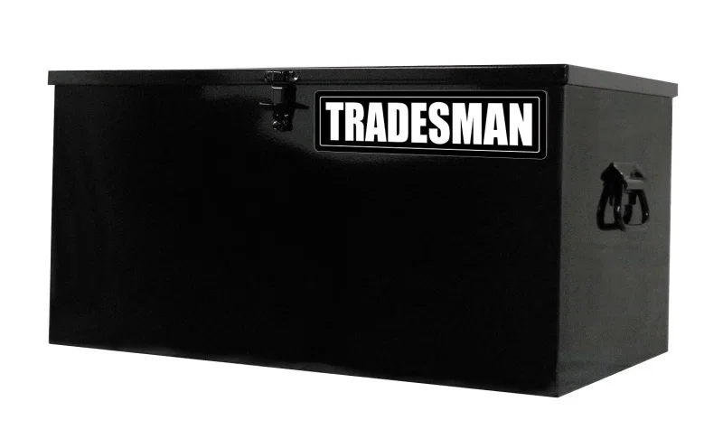 Tradesman 78024T, Steel Job Site Box/Chest (Light Duty/Small) (24in.) - Black