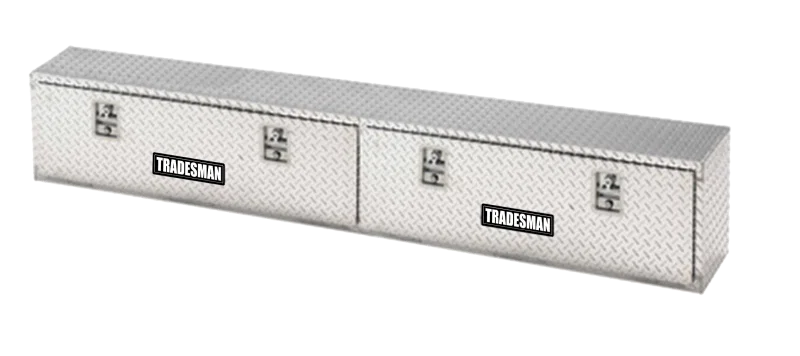 Tradesman 8190T, Aluminum Top Mount L-Wing Box (90in.) - Brite
