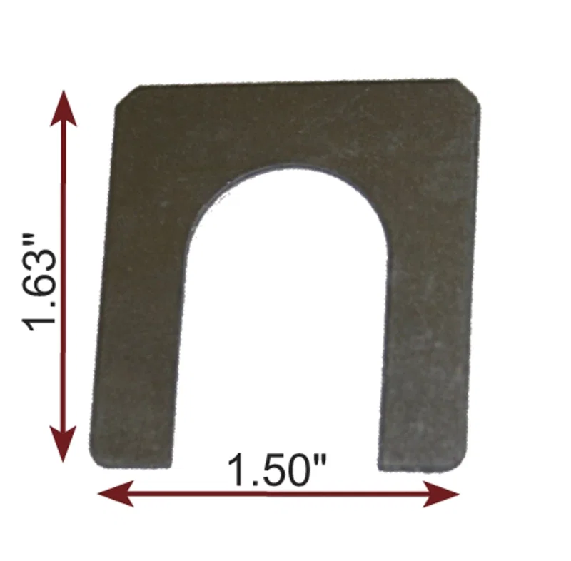 Moog K100078, 1/16in Shim Thickness Prevost Steer Axle Caster Shim