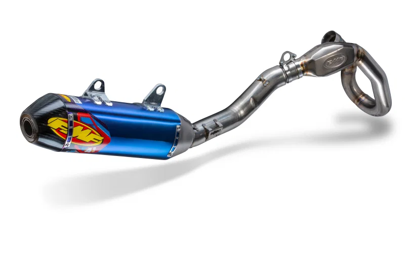 FMF Racing 042373, Anodized Titanium Factory 4.1 RCT Full System w/Carbon Cap for Kawasaki