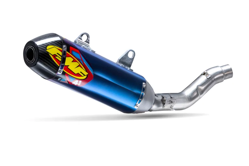 FMF Racing 045668, Beta 350/390/430/480RR 20-25 Anod TI Factory 4.1 RCT SO Muffler w/ R. Carbon Cap