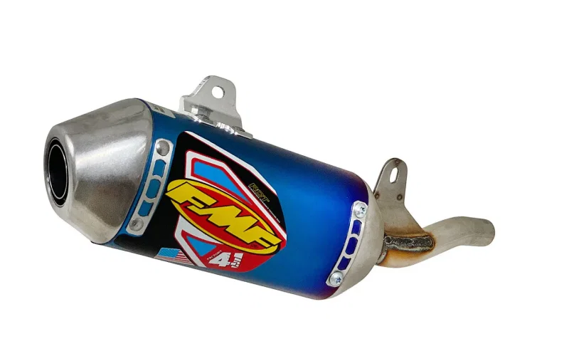 FMF Racing 041593, Honda CRF110F 19-26 SS Anodized Titanium Mini Moto Fact 4.1 Slip-On Muffler