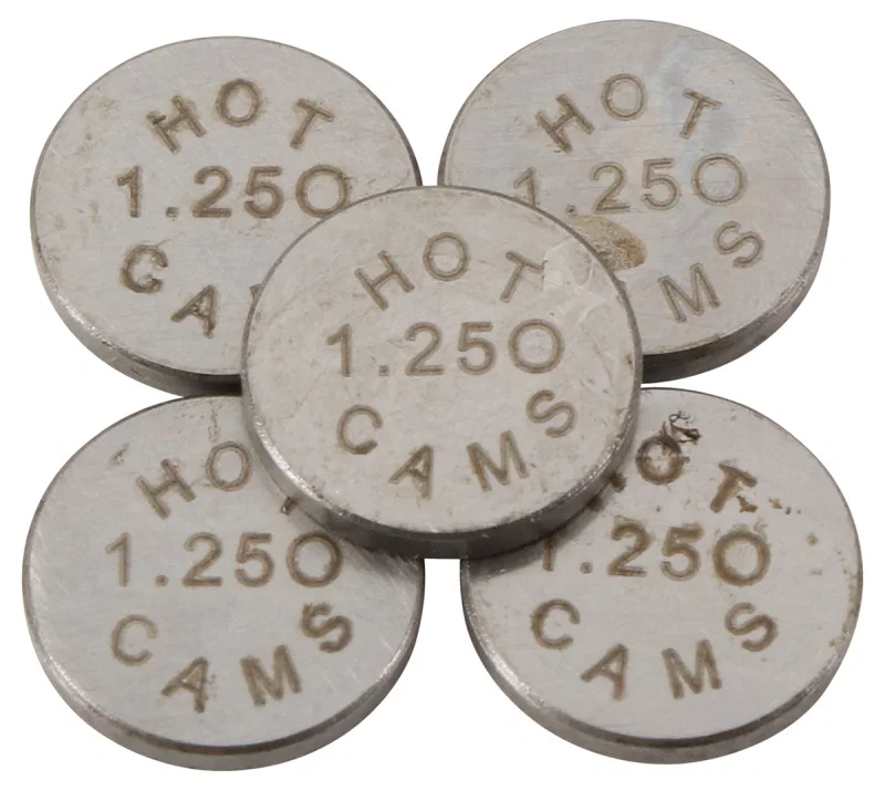 Hot Cams 5PK948125, 04-08 400 DVX/02-16 CRF 450 R Shim Kits 1.250mm Thickness - 5 Pack