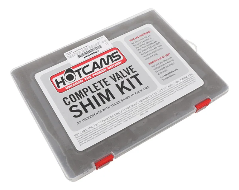 Hot Cams HCSHIM01, 07-09/12-18 Honda CRF 150 RB Big Wheel 150cc 7.48mm Complete Shim Kit