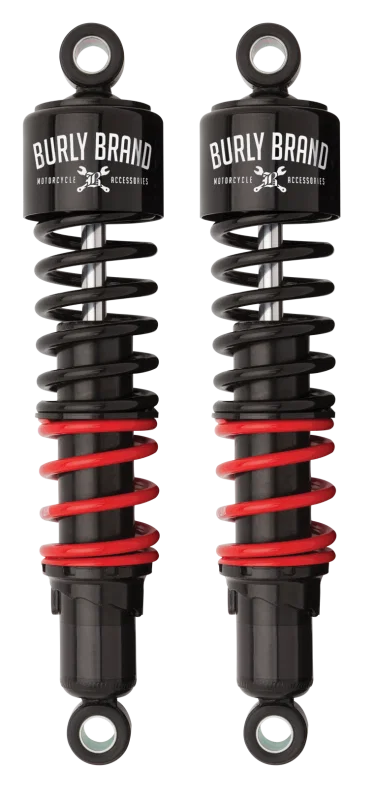 Burly Brand B28-1256, H-D Touring Stiletto Shocks 13in STD - Black for Nissan