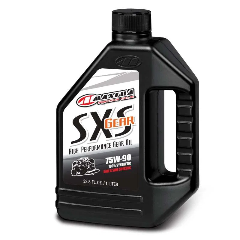 Maxima 40-48901, SXS Gear Full Synthetic 75W90 Gear Oil - 1L