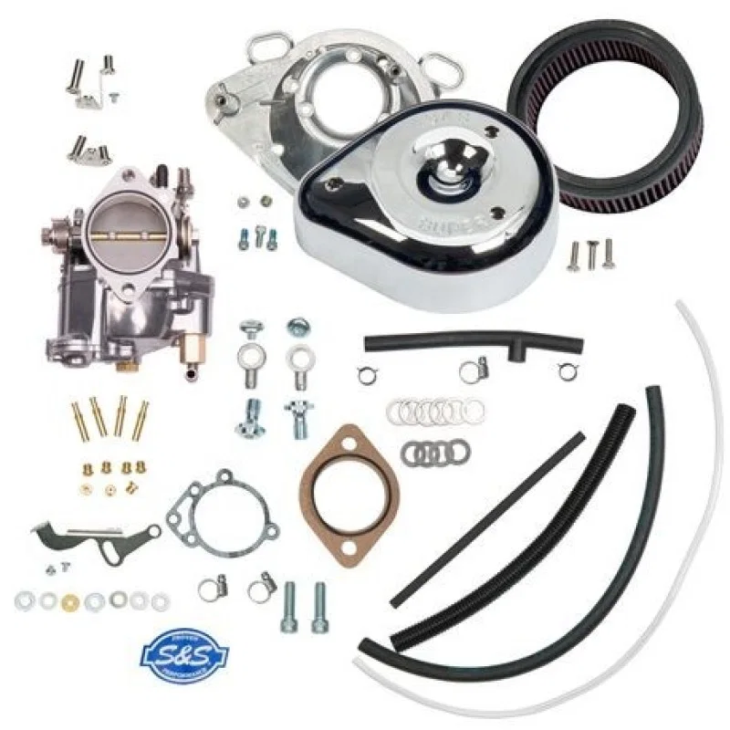 S&S Cycle 11-0446, 93-99 BT Super G Partial Carburetor Kit w/o Manifold & Mounting Hardware