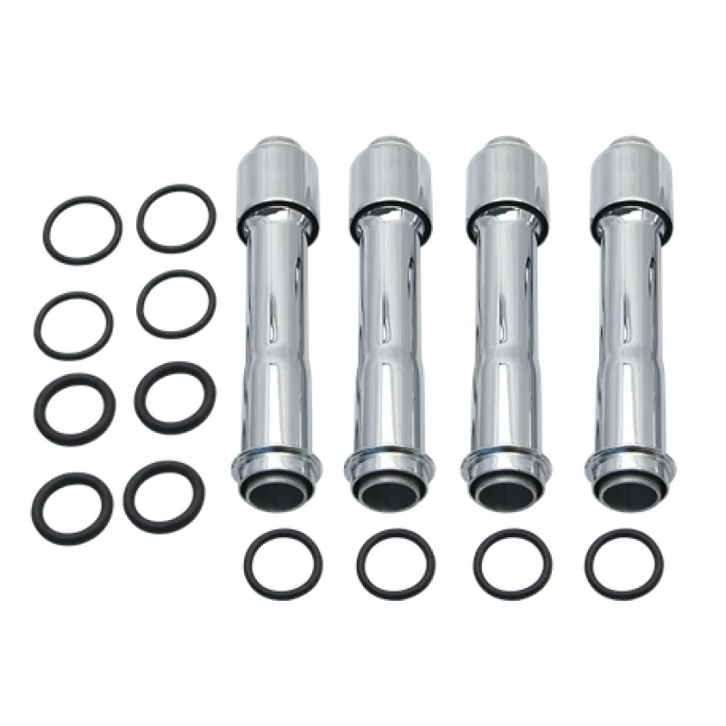 S&S Cycle 106-1340, 2017+ M8 Models Pushrod Cover Kit - Chrome for Harley-Davidson