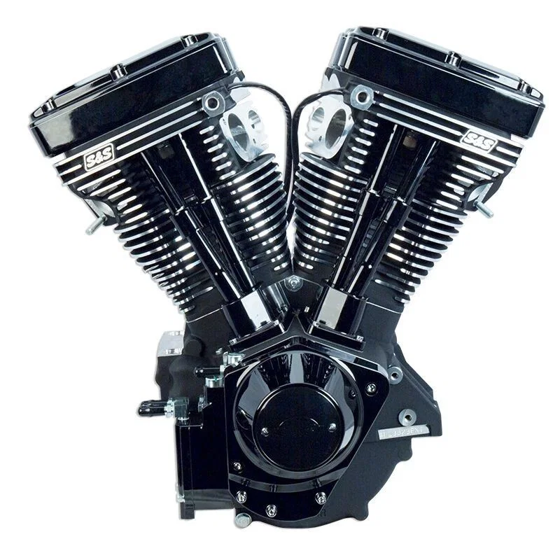 S&S Cycle 310-0829, 84-99 BT V111 Black Edition Longblock Engine - 585 Cams for Harley-Davidson