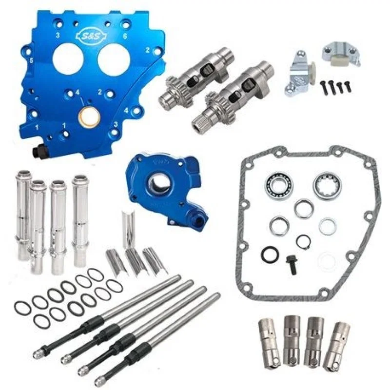 S&S Cycle 330-0542, 99-06 BT Easy Start Chain Drive Cam Chest Kit - 551CE for Harley-Davidson