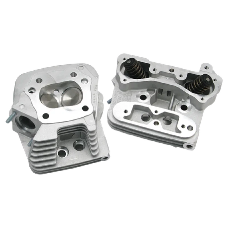 S&S Cycle 106-3466, 84-99 BT Performance Replacement Low Compression 82cc Cylinder Heads - Natural for Harley-Davidson