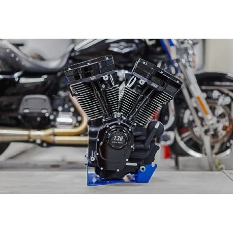S&S Cycle 310-1290, 17-23 Oil-Cooled M8 Touring MK136 Black Edition Engine for Harley-Davidson