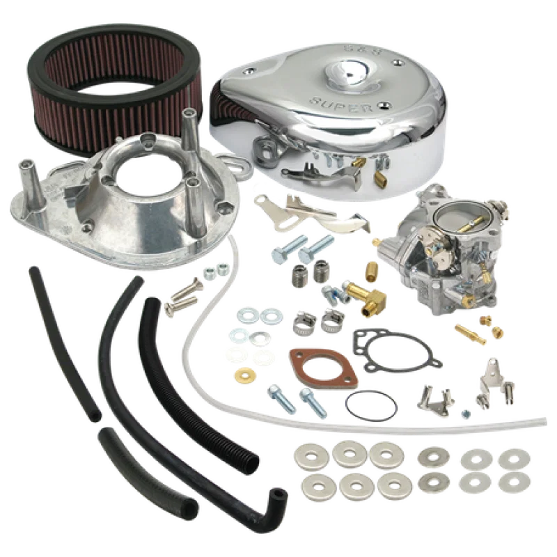 S&S Cycle 11-0440, 84-92 BT Super E Carburetor Kit w/o Manifold & Mounting Hardware for Harley-Davidson