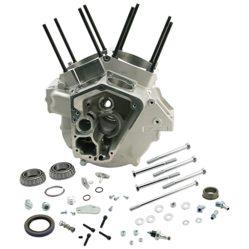 S&S Cycle 31-0033, 92-99 BT 4-1/8in Bore Small Diameter Flywheels Special Application Crankcase - Natural