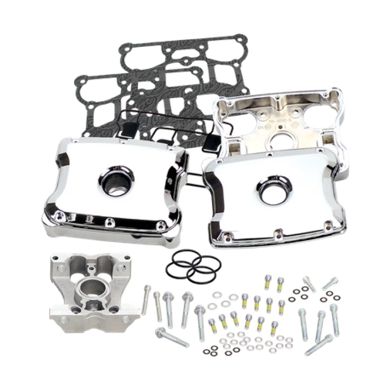 S&S Cycle 90-4110, 1999+ BT 4-1/8in Rocker Box - Chrome for Harley-Davidson
