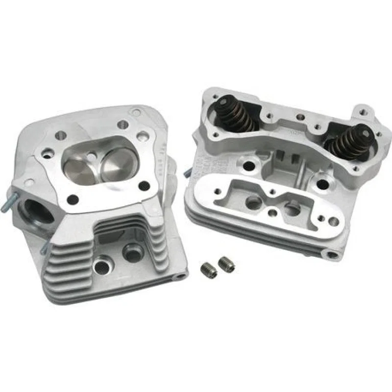 S&S Cycle 106-6059, 84-99 Performance Replacement Low Compression 76cc Cylinder Heads - Natural for Harley-Davidson