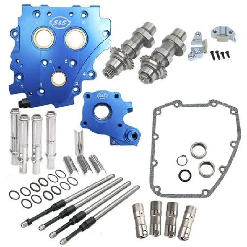 S&S Cycle 330-0553, 07-17 BT Chain Drive Cam Chest Kit - 585C for Harley-Davidson