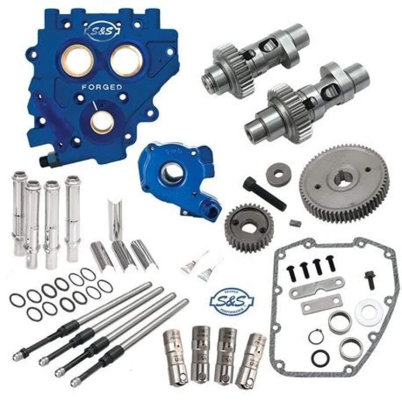 S&S Cycle 310-0815, 07-17 BT/2006 Dyna 551GE Easy Start Chain Drive Cam Chest Kit for Harley-Davidson