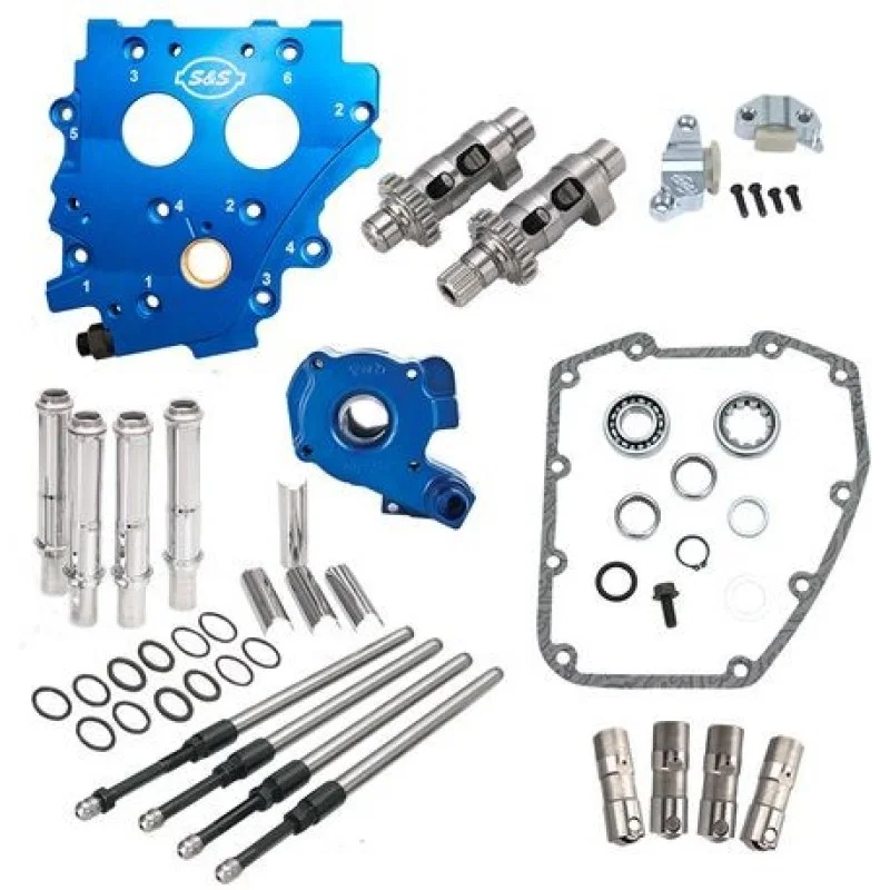 S&S Cycle 330-0543, 99-06 BT Easy Start Chain Drive Cam Chest Kit - 585CE for Harley-Davidson