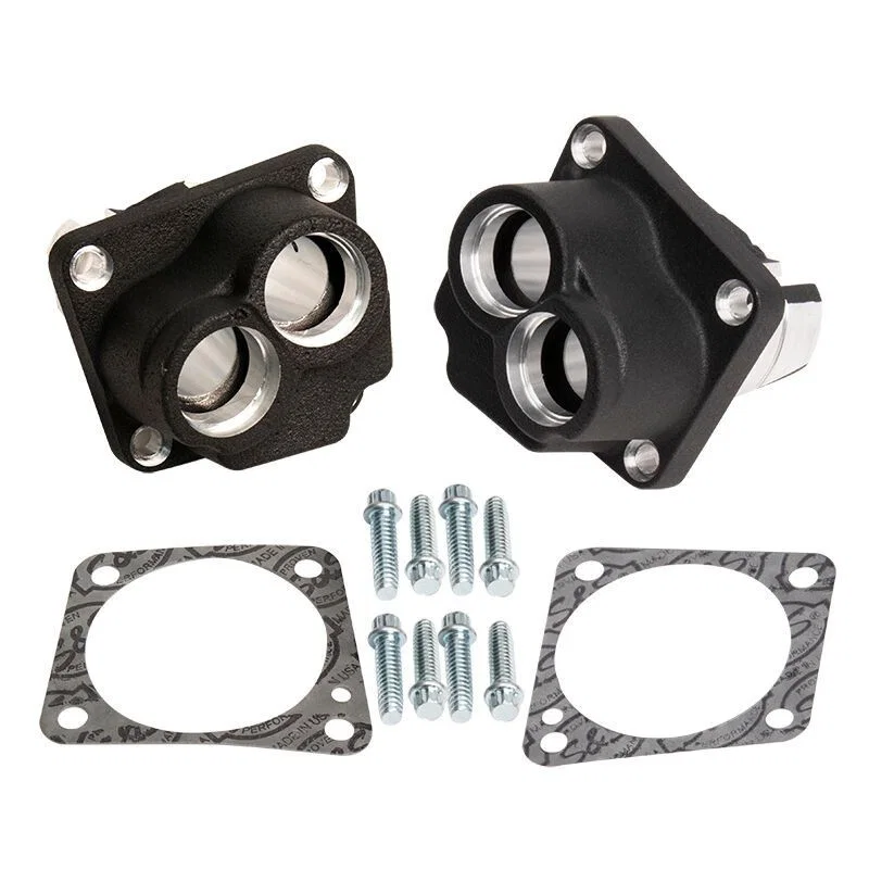 S&S Cycle 33-5325, 84-99 BT Cast Tappet Guide Set - Wrinkle Black