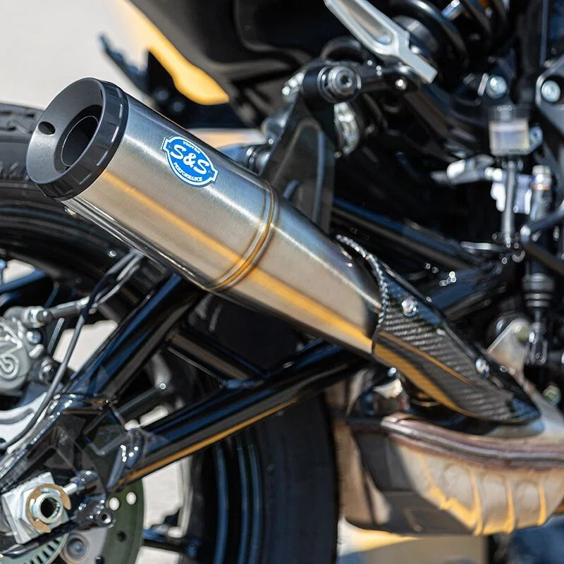 S&S Cycle 550-0854, Indian FTR1200 Grand National Slip On Muffler Kit