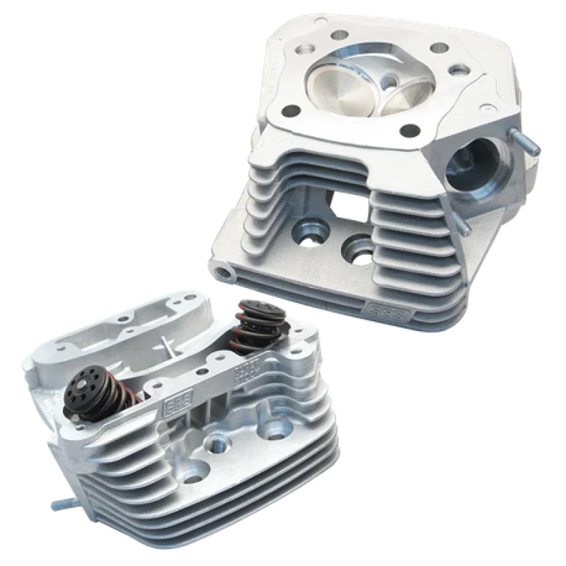 S&S Cycle 90-1004, 84-99 BT Super Stock Cylinder Head Kit For 3-1/2in and 3-5/8in Bore - Natural for Harley-Davidson
