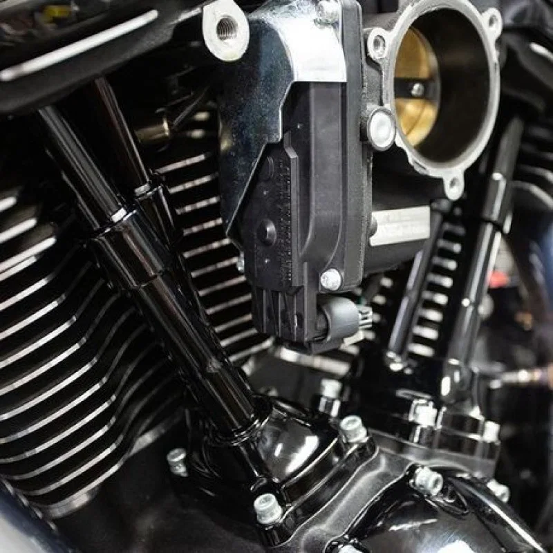 S&S Cycle 930-0137, 2017+ M8 Models Quickee Pushrods w/ Gloss Black Covers for Harley-Davidson