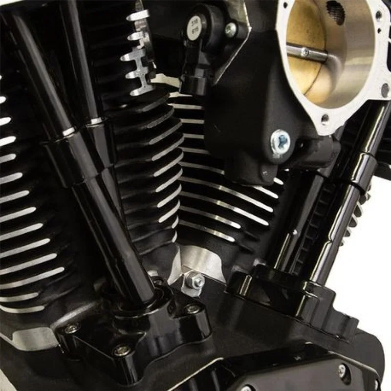 S&S Cycle 930-0143, 99-17 BT Models Quickee Pushrods w/ Gloss Black Covers for Harley-Davidson