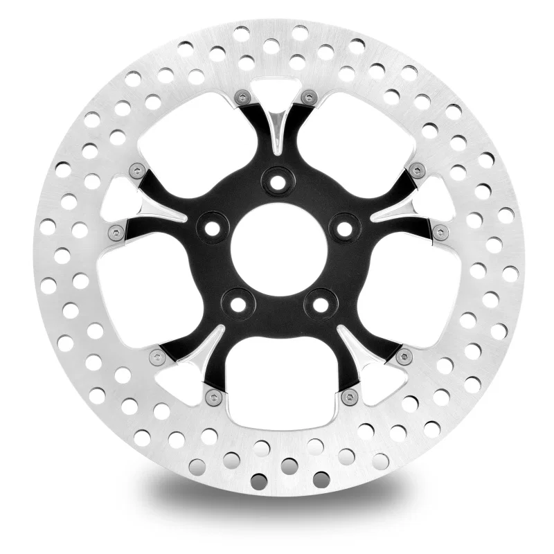Performance Machine 0133-1522GALLS-BMP, Disc/Carr 11.5 Galaxy Front Left - Contrast Cut Platinum