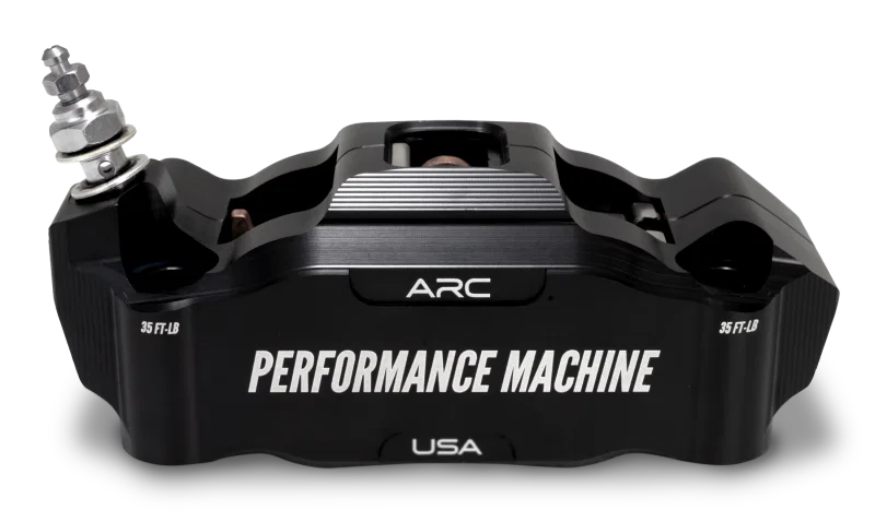Performance Machine 0052-2427-MB, 125 x4 Race Series Radial Mount Caliper with ARC - Left - Black Ano for Volkswagen