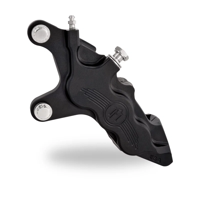 Performance Machine 0051-2915-SMB, 00-21 HD Caliper 112x6B Left - For 11.5in Disc - Black Ops for Harley-Davidson