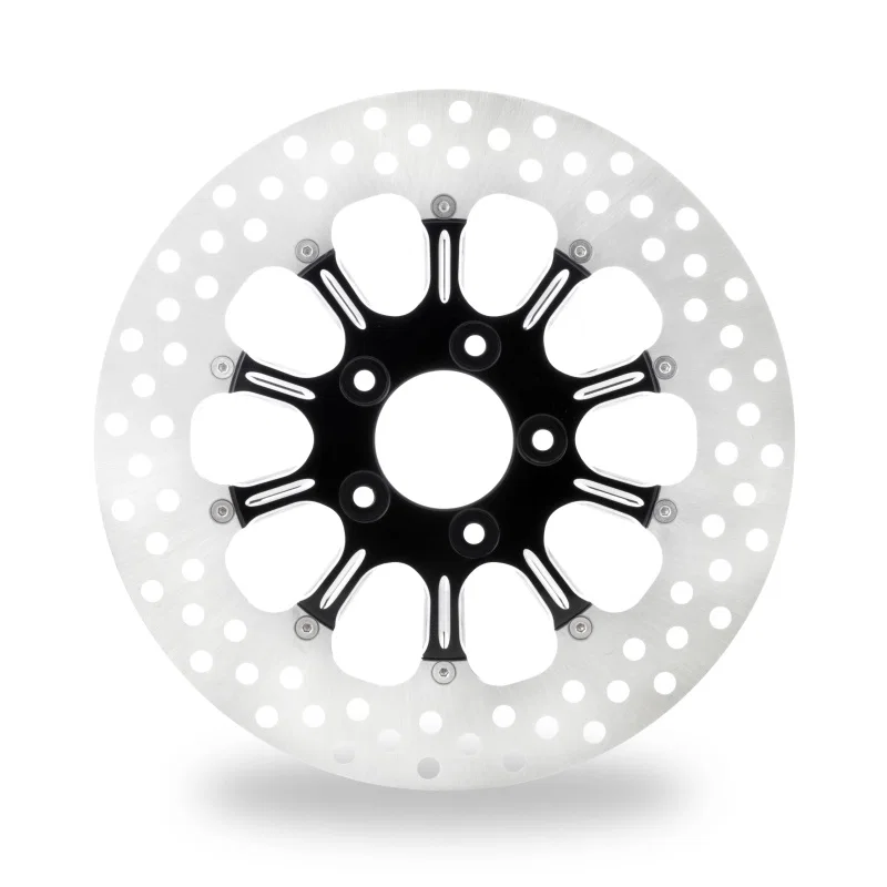 Performance Machine 0133-1522RELS-BMP, Disc/Carr 11.5 Revel SS - Contrast Cut Platinum for Harley-Davidson