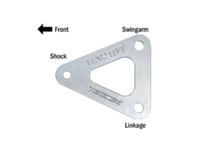 Vortex Racing LL582, 09-16 Suzuki GSX-R1000 Lowering Link Kit- Silver