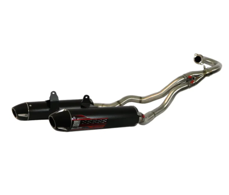 Big Gun 08-3673, 15-23 Yamaha Raptor 700 Ballistic Series Dual Full System Exhaust