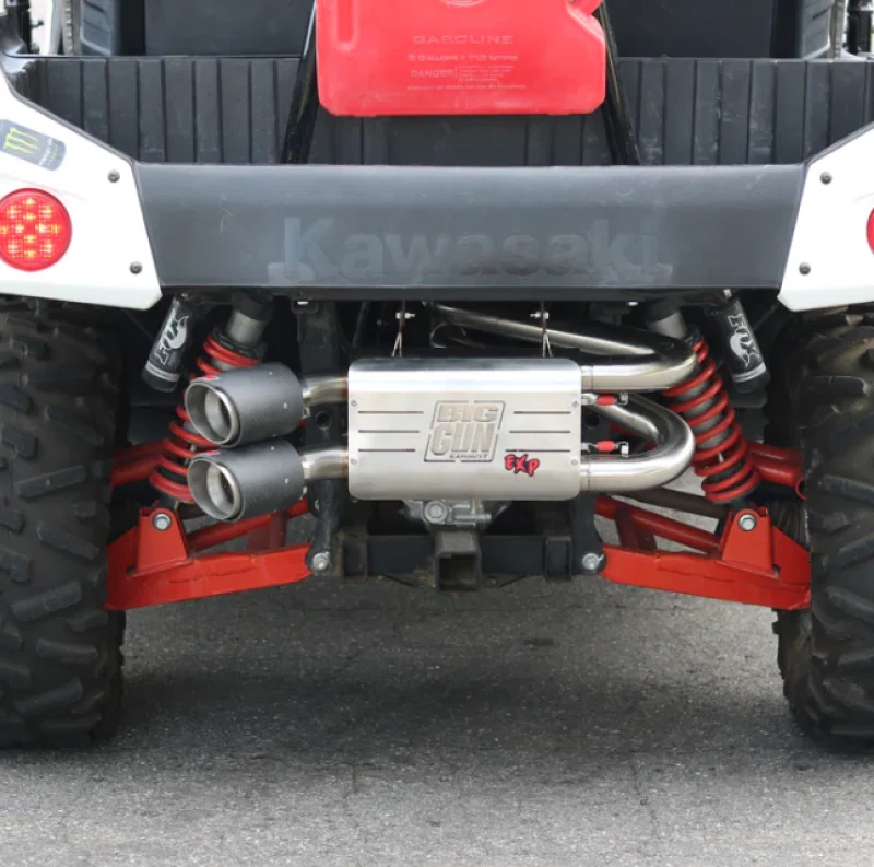 Big Gun 15-4682, 12-23 Kawasaki Teryx 4 750 Explorer Series Dual Slip On Exhaust