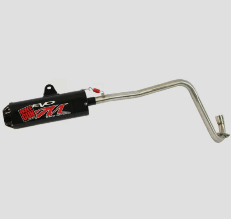Big Gun 10-1143-BK, 19-23 Honda CRF 110F Evo M Series Black Out Full System Exhaust