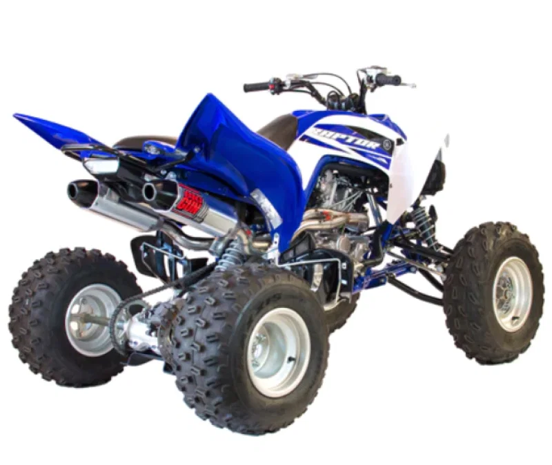 Big Gun 13-3673, 15-23 Yamaha Raptor 700 EXO Aluminum Dual Full Syst Exhaust