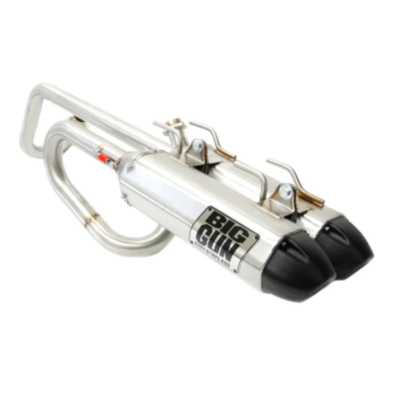 Big Gun 14-5703, 12-16 Arctic Cat Wildcat 1000i H.O./4/X EXO Stainless Dual Full Syst Exhaust