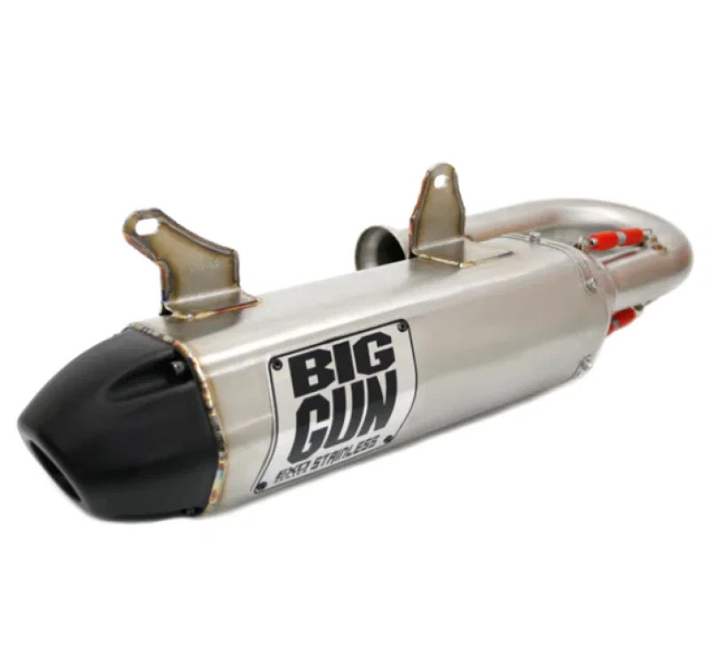 Big Gun 14-2222, 08-14 Yamaha Rhino 700 EFI EXO Stainless Slip On Exhaust
